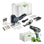 FESTOOL Wyrzynarka PSC 500 EB-Basic-Set Akumulatorowa 576961 Bonus TXS 18