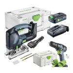 Wyrzynarka PSBC 500 Basic FESTOOL 576972 Akumulator TBX 4,0 Ładowarka TCL Bonus TXS 18