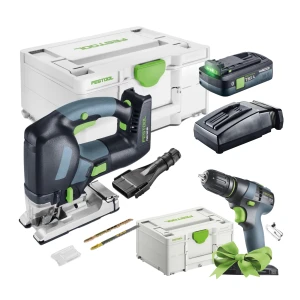 Wyrzynarka PSBC 500 Basic FESTOOL 576972 Akumulator TBX 4,0 Ładowarka TCL Bonus TXS 18