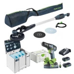 FESTOOL PLANEX EASY LHS-E 225 EQ SZLIFIERKA PRZEGUBOWA 571934 + SYSTAINER Z KRĄŻKAMI ŚCIERNYMI 578281 Bonus TBX 18