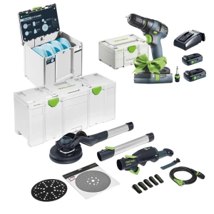 Szlifierka PLANEX LED LHS 2 225 EQI-Plus FESTOOL 575990 Systainer z papierami ściernymi