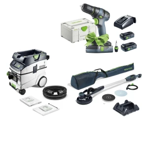 PLANEX EASY LHS-E 225 Szlifierka Żyrafa ODKURZACZ CTL 36-SET EI AC FESTOOL 578417 Bonus TBX 18