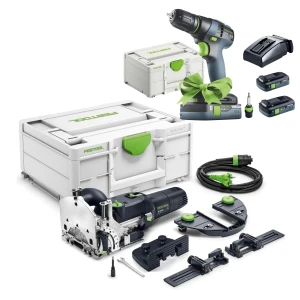 FESTOOL Frezarka do połączeń DF 500 RQ-Set DOMINO Lamelownica 578541 Bonus TXS 18