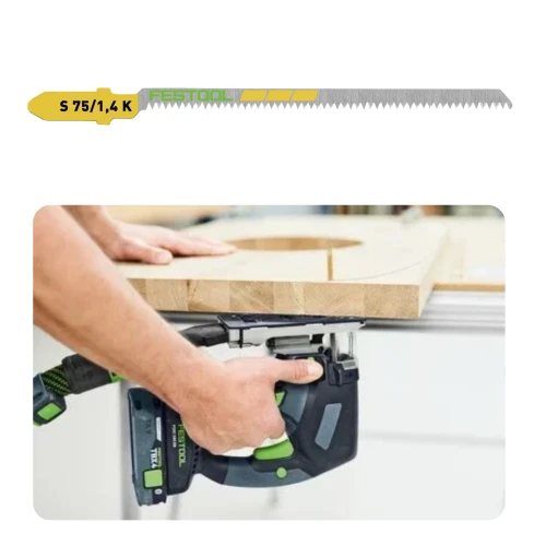 FESTOOL Brzeszczot do wyrzynarki S 75/1,4 K/1 WOOD CURVES Łuka, Koła 204267 -1