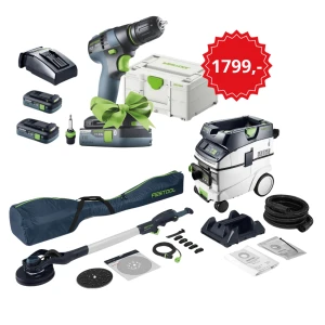 Szlifierka PLANEX LHS 2-M 225 EQ Odkurzacz CTM 36-Set Klasa M FESTOOL 578453