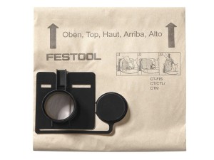 FESTOOL Worek filtrujący CLEANTEC FIS-CT 44, do odkurzacza CT 44, szt. 5 - 452972