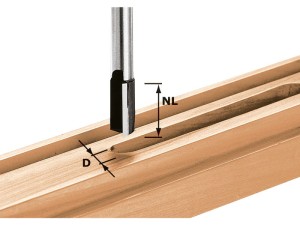 FESTOOL Frez do wpustów HW S8 D12/20 490962