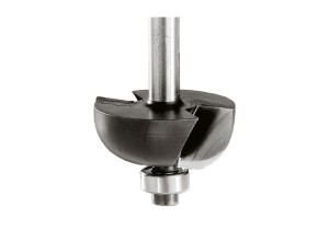 FESTOOL Frez do wgłębień półokrągłych, HW z łożyskiem kulkowym, trzpień 8 mm, HW S8 D25,5/R6,35 KL 491018