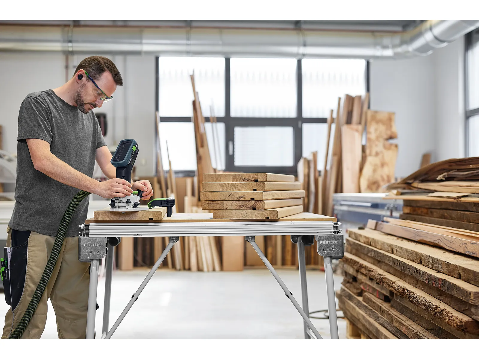 Płynna regulacja głębokości frezowania